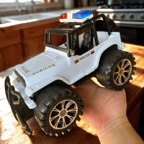 Mașină de Poliție Jeep Rubicon Off-Road pentru Copii