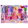 Barbie cu 12 Ținute și Oglindă 