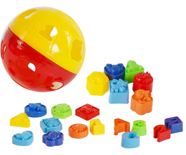 Mingea Puzzle Educativă cu 20 Figuri de Stivuit
