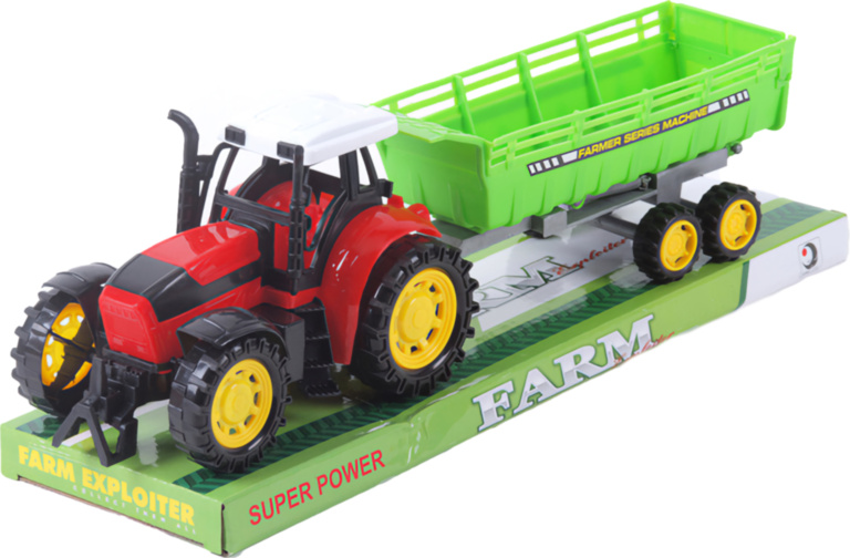 Tractor cu Remorcă, 34cm 