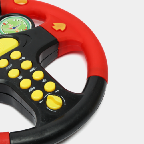 Volan Interactiv cu Sunete și Lumină pentru Copii, 22 cm, (culoare aleatorie)