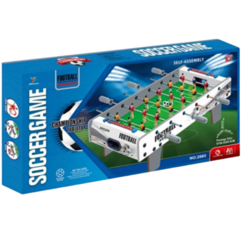Masa de Fotbal pentru Copii – Joc de Masă Tip Foosball, Model Compact