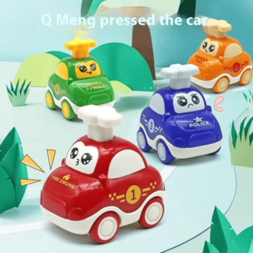 1buc. Mașinuță Cu Mecanism Apăsare Copii (culoare aleatorie)