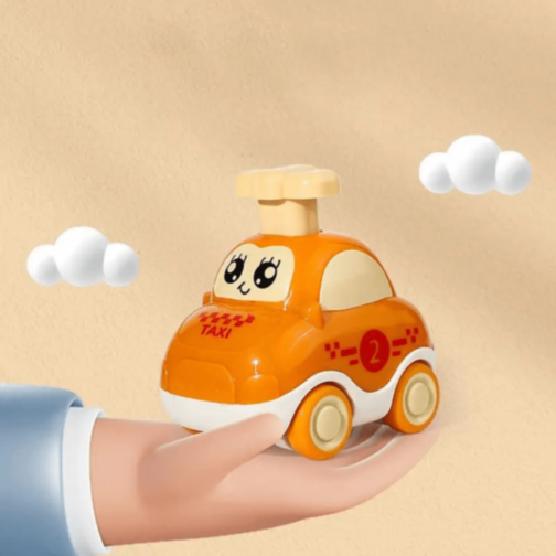 1buc. Mașinuță Cu Mecanism Apăsare Copii (culoare aleatorie)