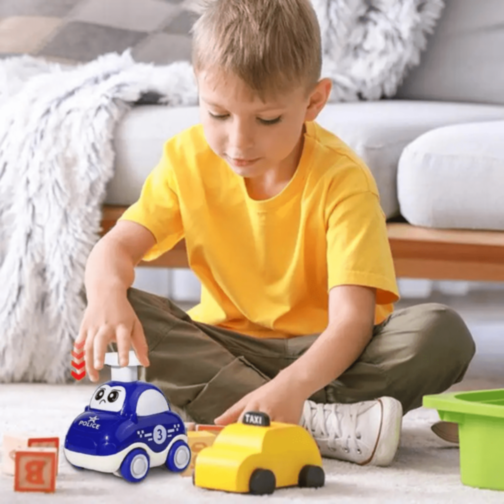 1buc. Mașinuță Cu Mecanism Apăsare Copii (culoare aleatorie)