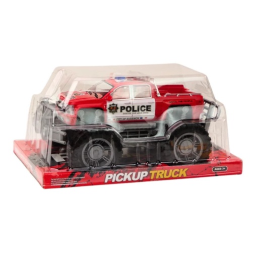 Pickup de Poliție Off-Road cu Roți Mari (culoare aleatorie)