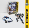 Mega Robot Transformabil în Mașină de Poliție