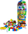 Mega Set de Construcție cu Mașini 381 Piese