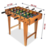 Masa de Fotbal pentru Copii cu Picioare din Lemn – Joc de Fotbal de Masă 69x37x62 cm