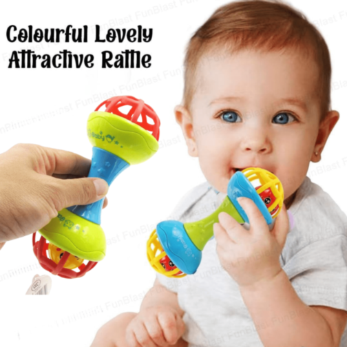 Zornăitoare Colorată pentru Bebeluși cu Bile Sunătoare 