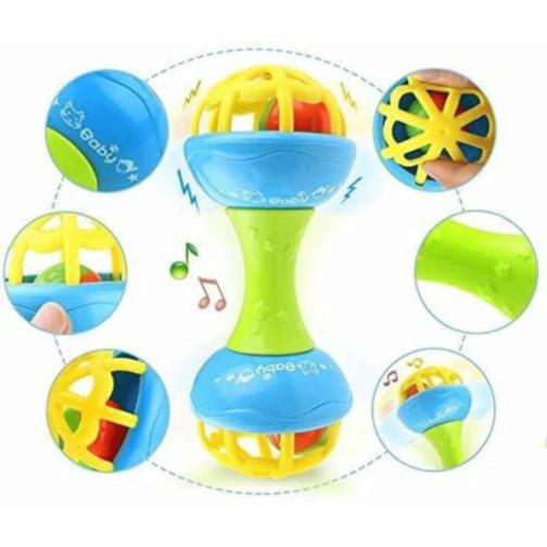 Zornăitoare Colorată pentru Bebeluși cu Bile Sunătoare 