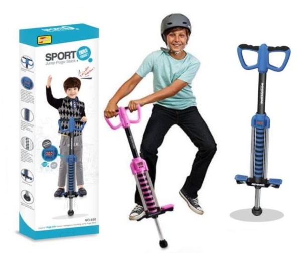 Băț pentru Sărituri  Pogo Stick  cu Contor Electric, max 35kg