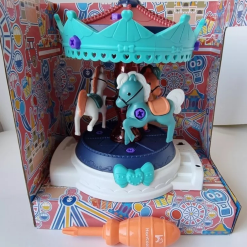Caruselul Magic de Asamblat cu Ponei