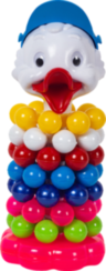 Piramida Rățușca Multicoloră, 28cm 