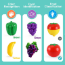 Melc Interactiv cu Fructe și Legume – Dezvoltare Sensorială pentru Copii