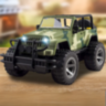 Mașină de Jucărie Jeep Off-Road Militar 1:16 cu Sunete, Lumini și Uși Mobile