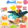 Set Jucării de Plajă cu Camion Basculant și 7 Piese (culoare aleatorie)