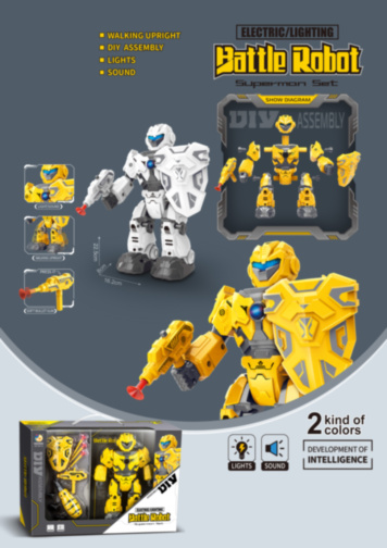 Robot Electric Dezasamblabil care Merge