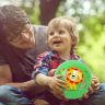 1buc. Minge Copii cu Animale Amuzante, Diametru 23 cm (culoare aleatorie)