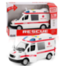 Ambulanță de Jucărie cu Lumini și Sunete, Uși Deschise, 1:16, City Rescue