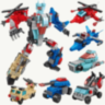 Set de Construcție 6 în 1 Mech Ares – Robot Transformabil din Vehicule, 514 piese