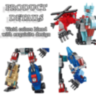 Set de Construcție 6 în 1 Mech Ares – Robot Transformabil din Vehicule, 514 piese