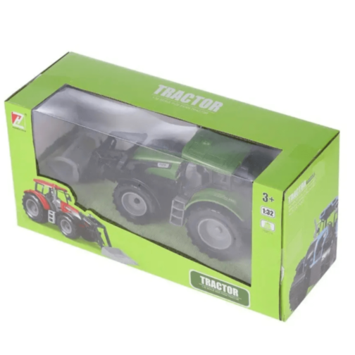 Tractor de Jucărie cu Cupă Frontală (culoare aleatorie)