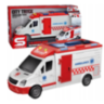 Ambulanță Jucărie cu Lumini, Sunete și Targă