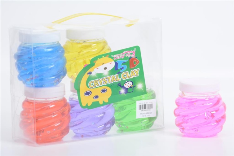 Slime, set 6 Borcănașe Multicolore