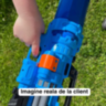Super Pistol cu Apă de 69 cm, Capacitate Mare (culoare aleatorie)