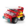 Set de Construcție Fire Rescue 6-în-1 – Vehicule de Pompieri și Salvare, 493 piese