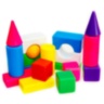 Set de Construcție cu Forme Geometrice Colorate 