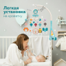 Carusel Muzical cu Proiector și Jucării Zornăitoare