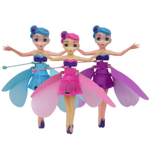 Păpușă Zburătoare Fairy cu Încărcare USB (culoare aleatorie)