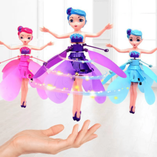 Păpușă Zburătoare Fairy cu Încărcare USB (culoare aleatorie)