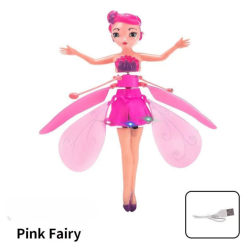 Păpușă Zburătoare Fairy cu Încărcare USB (culoare aleatorie)