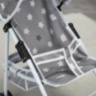 Cărucior pentru Păpuși Pliabil cu Copertină și Coș