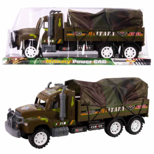 Camion Militar cu Fricțiune, 37cm