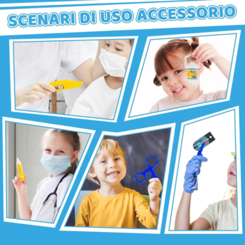 Set Doctor pentru Copii cu Rucsac Dinozaur – Joc de Rol Interactiv