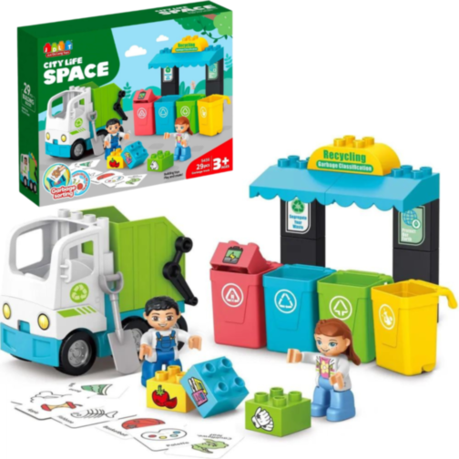 Set construcție reciclare „City Life Space” - 29 piese
