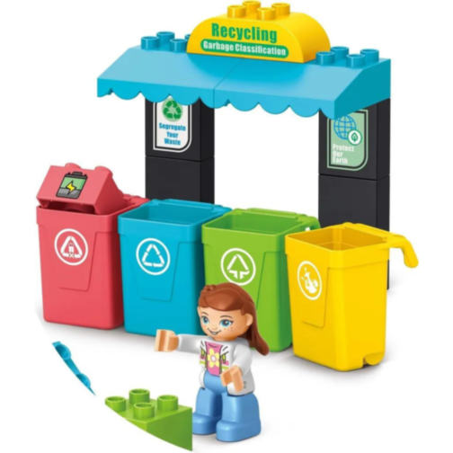 Set construcție reciclare „City Life Space” - 29 piese