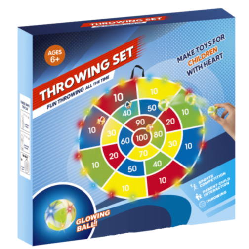 Set Darts cu Lumină și Bile Lipicioase – Throwing Set