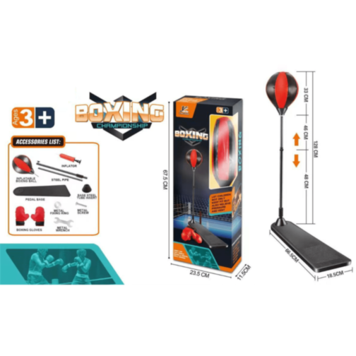 Set Box Copii cu Minge Reflex și Mănuși