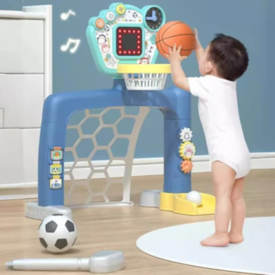 Set sportiv 3 în 1 pentru copii mici - Baschet, Fotbal și Golf  | image