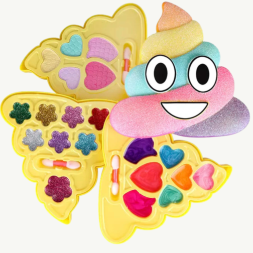 Trusă de machiaj pentru copii cu sclipici și culori strălucitoare