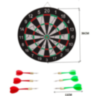 Set Darts Cu Două Fețe și 6 Săgeți Metalice