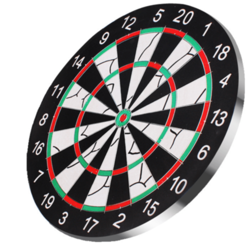 Set Darts Cu Două Fețe și 6 Săgeți Metalice