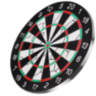 Set Darts Cu Două Fețe și 6 Săgeți Metalice