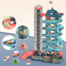 Set Parcare Etajată cu Lift și Mașinuțe Interactive