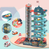 Set Parcare Etajată cu Lift și Mașinuțe Interactive